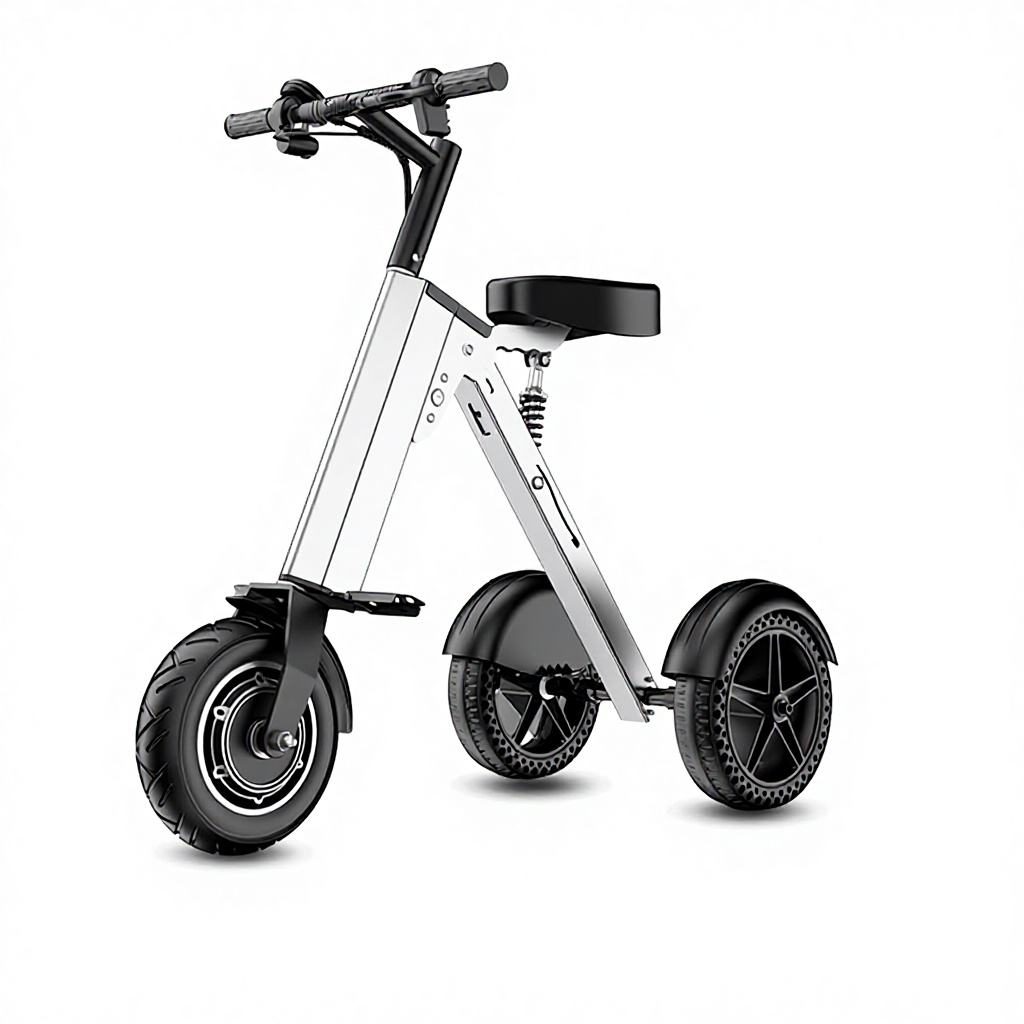 350W brushless folding electric scooter, hydraulic disc brakes, aluminum alloy frame, 25-45km range, 20+km/h speed, suitable for airplane use.