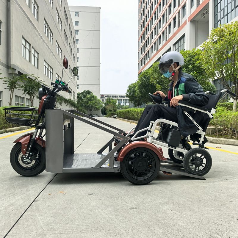 Tandem Wheelchair——MSK Medical's Best-Selling Electric Mobility Tricycle (Designed for People with Disabilities) 
